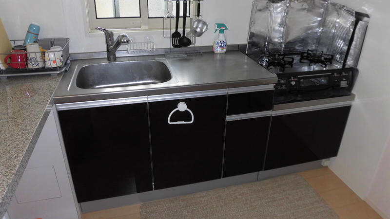 作業後のキッチン周り