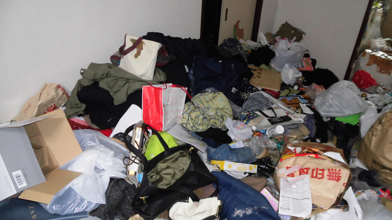 高松ゴミ屋敷片付け現場 作業前