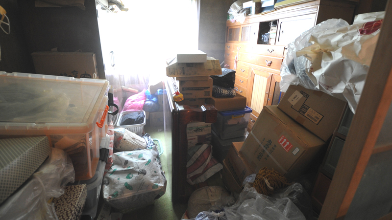 矢掛町空き家片付け　作業前